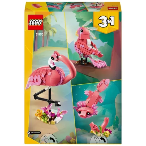 LEGO Creator Vadállatok: Rózsaszín flamingó 3 az 1-ben 31170