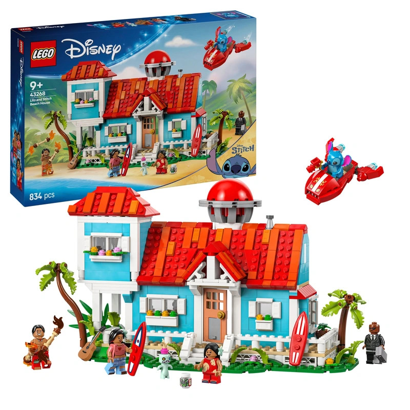 LEGO Disney A tengerparti ház Lilo és Stitchtől 43268 – fő nézet