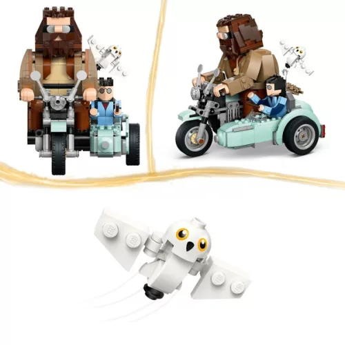 LEGO Harry Potter Hagrid és Harry motoros túrája 76443