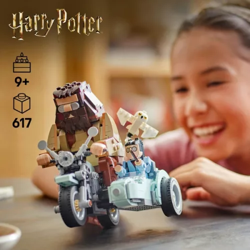 LEGO Harry Potter Hagrid és Harry motoros túrája 76443