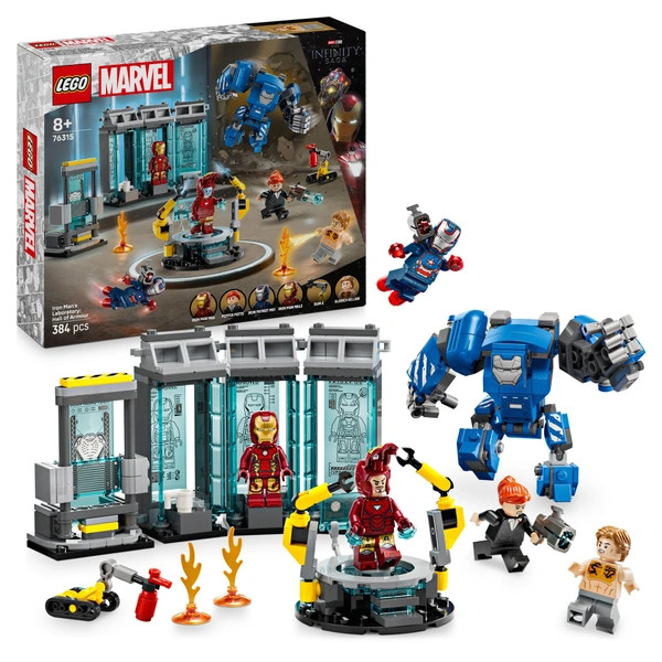 LEGO Marvel Super Heroes Vasember laboratóriuma: Páncélcsarnok 76315 – alternatív kép 1