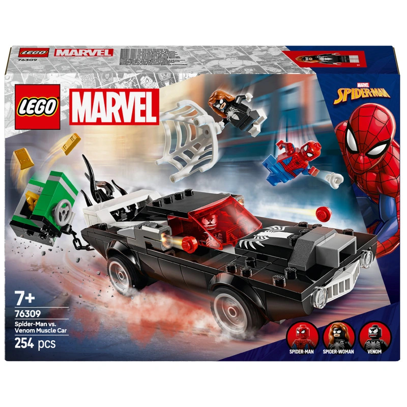 LEGO Marvel Super Heroes Pókember vs. Venom Izomautó 76309 – fő nézet