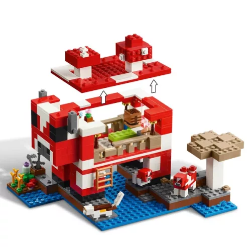LEGO Minecraft A gomba alakú tehénistálló 21270