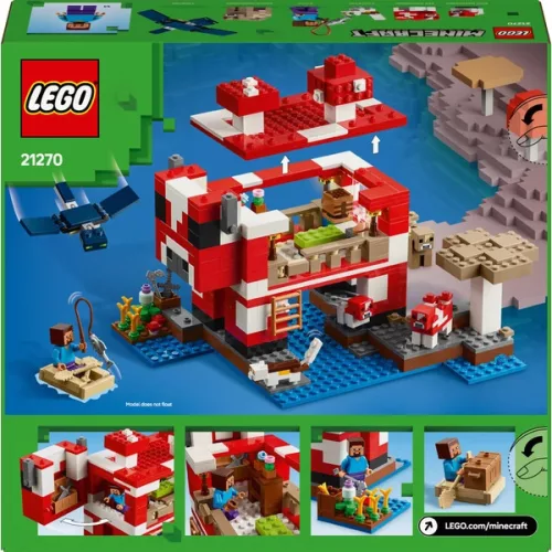 LEGO Minecraft A gomba alakú tehénistálló 21270