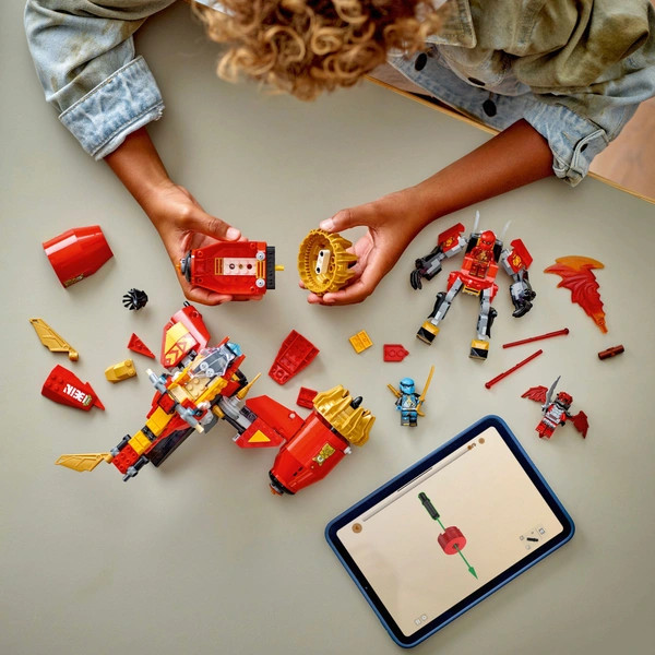 LEGO NINJAGO Kai viharlovas robotja 71830 – alternatív kép 3