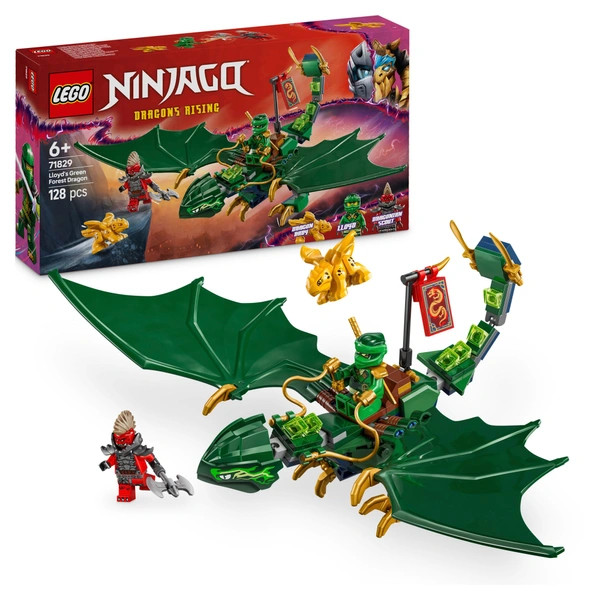 LEGO NINJAGO Lloyd zöld erdei sárkánya 71829 – alternatív kép 1