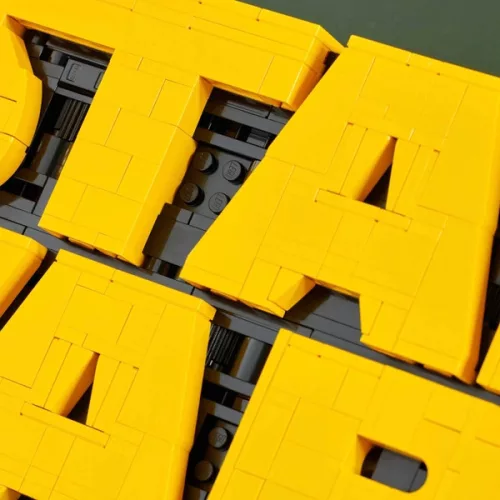LEGO Star Wars Star Wars logó LEGO kockákból 75407