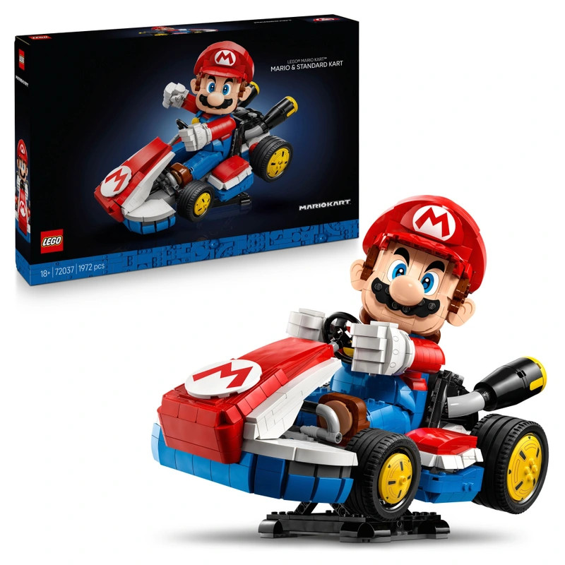 LEGO Super Mario Mario Kart: Mario és Standard Kart 72037 – fő nézet