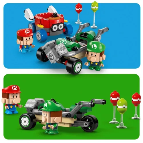 LEGO Super Mario Mario Kart – Baby Mario vs. Baby Luigi 72034