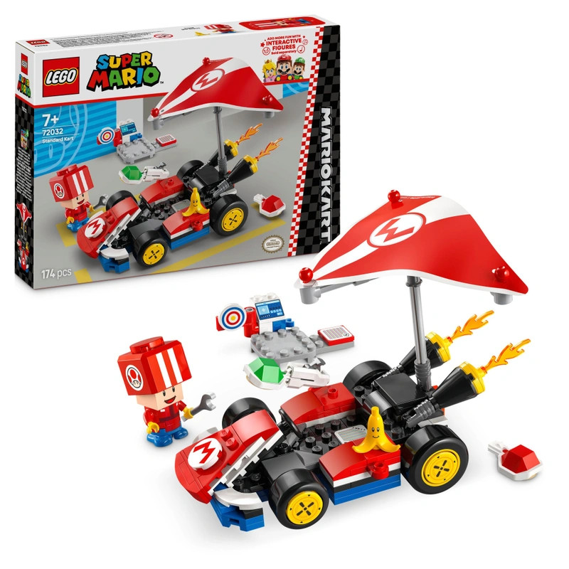 LEGO Super Mario Mario Kart – Normál gokart 72032 – fő nézet