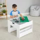Build 'n' Store fa építőasztal tárolóval építőkockákhoz, 56 x 55 cm