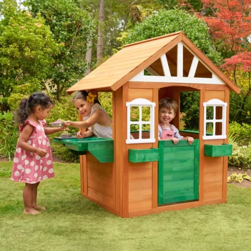 TP Cubby fa játszóház gyerekkonyhával