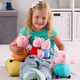 Peppa malac család plüss szett, 5 darabos