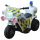 Rendőrségi gyermekmotor 7,4 V-os lítium akkumulátorral, fénnyel és hanggal, kék/sárga