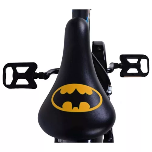 14 colos gyerekbicikli Batman pótkerekekkel, fekete