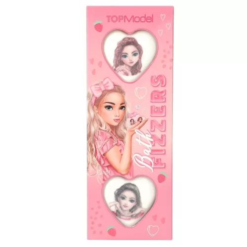 Top Model fürdőbombák BEAUTY és ME felirattal, Többszínű
