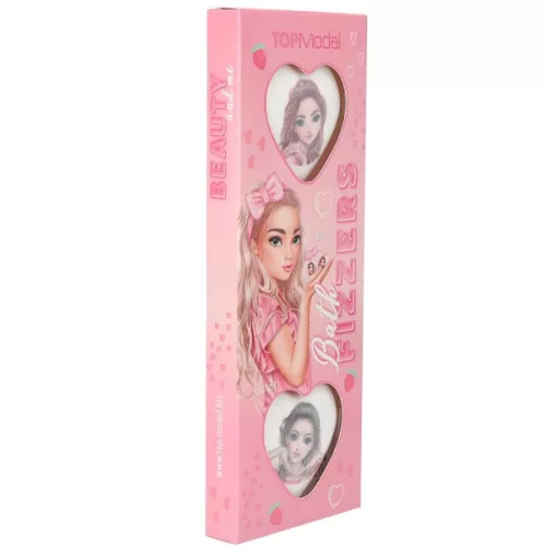 Top Model fürdőbombák BEAUTY és ME felirattal, Többszínű