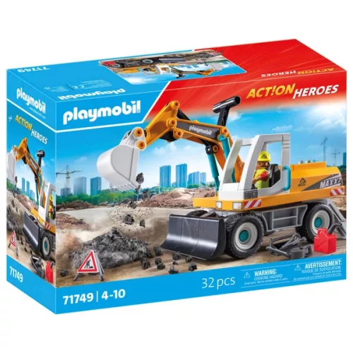 PLAYMOBIL Action Heroes 71749 Nagy kotrógép, 3–5 év