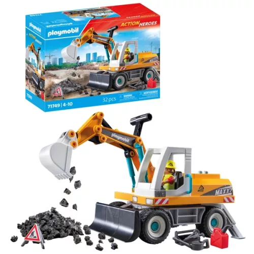 PLAYMOBIL Action Heroes 71749 Nagy kotrógép, 3–5 év