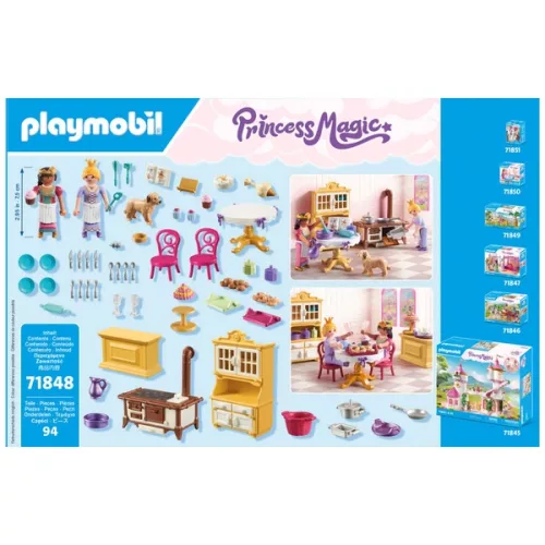 PLAYMOBIL Hercegnő Varázslat 71848 Királyi konyha, 3–5 év