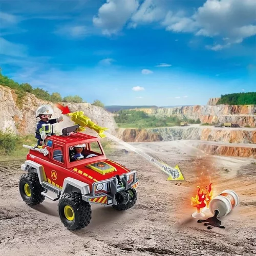 PLAYMOBIL Action Heroes 71824 Tűzoltóautó, 3–5 év