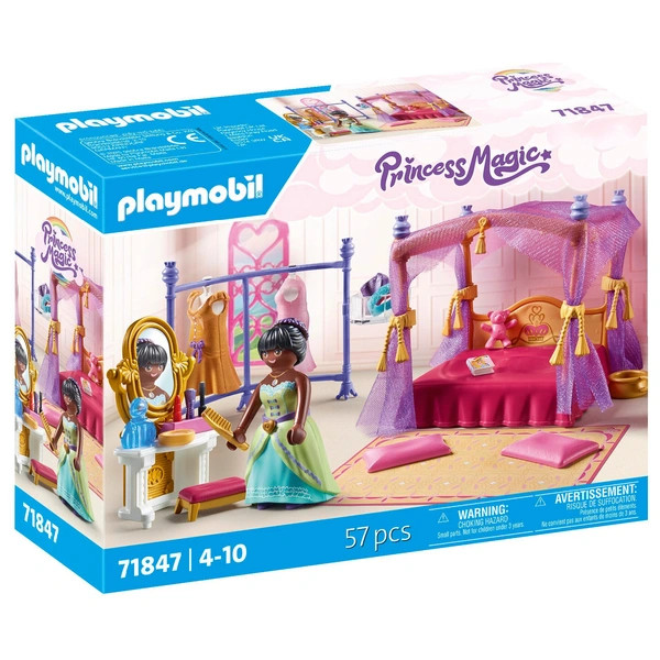 PLAYMOBIL Princess Magic 71847 Hercegnői hálószoba öltözővel – alternatív kép 1