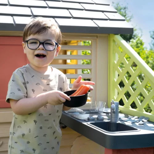 Smoby Nature játszóház gyerekkonyhával