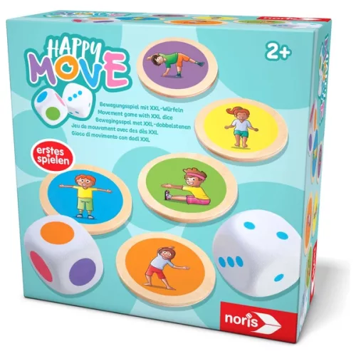 Első mozgásos játék Happy Move, 3–5 év, Többszínű