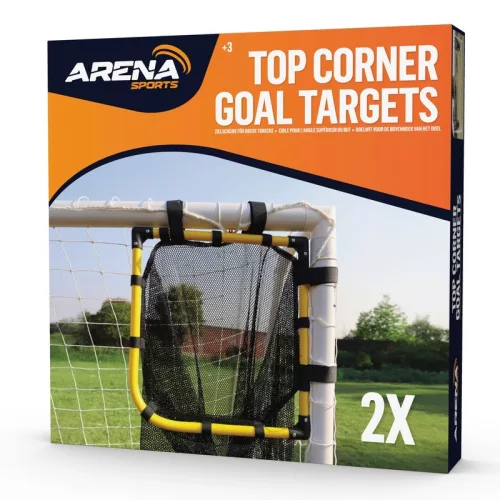 Arena Sports Top Corner sarok-céltábla focikapukhoz, 2 db