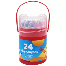 Crafty Co. Silky Crayons viaszkréta készlet, 24 db