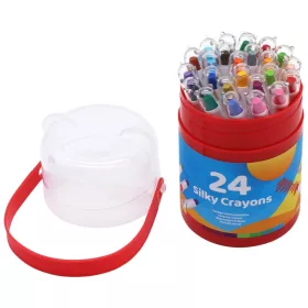 Crafty Co. Silky Crayons viaszkréta készlet, 24 db