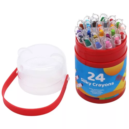 Crafty Co. Silky Crayons viaszkréta készlet, 24 db
