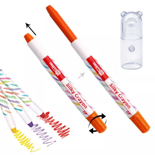Crafty Co. Silky Crayons viaszkréta készlet, 24 db