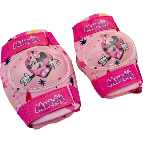 Disney Minnie Mouse kerékpáros sisak 46-51 cm protektorokkal egy szettben