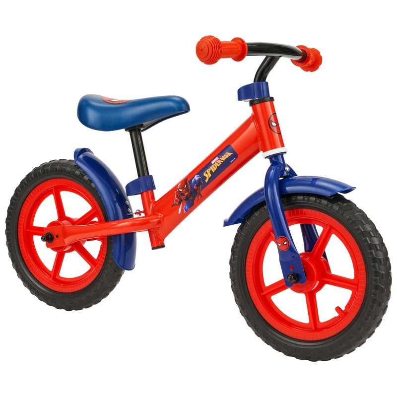 Smyths Toys 12 colos Spider-Man futóbicikli, piros/kék, alternatív kép 2