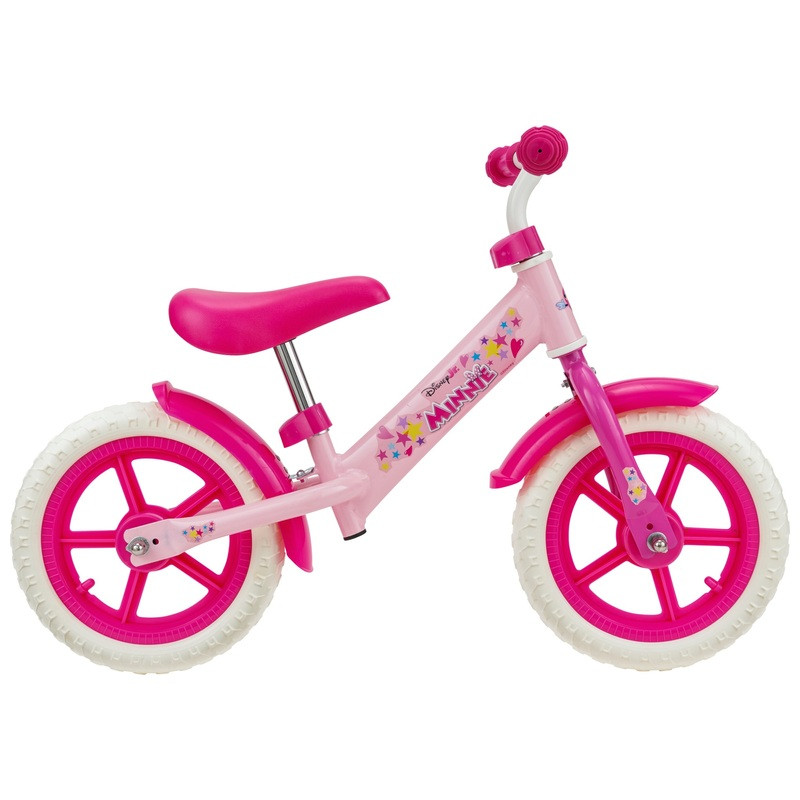 Smyths Toys 12 colos Minnie Maus futóbicikli, rózsaszín, fő nézet