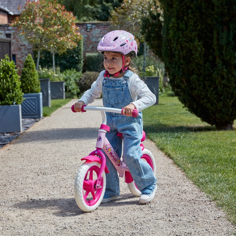 Smyths Toys 12 colos Minnie Maus futóbicikli, rózsaszín, alternatív kép 7