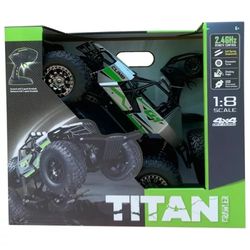 Távirányítású terepjáró buggy Titan Crawler 1:8, 3–5 év, Többszínű