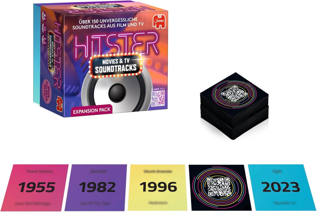 Hitster Filmek és TV Filmzenék - társasjáték - kiegészítő – alternatív kép 1