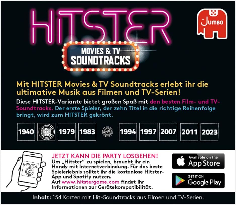 Hitster Filmek és TV Filmzenék - társasjáték - kiegészítő – alternatív kép 2
