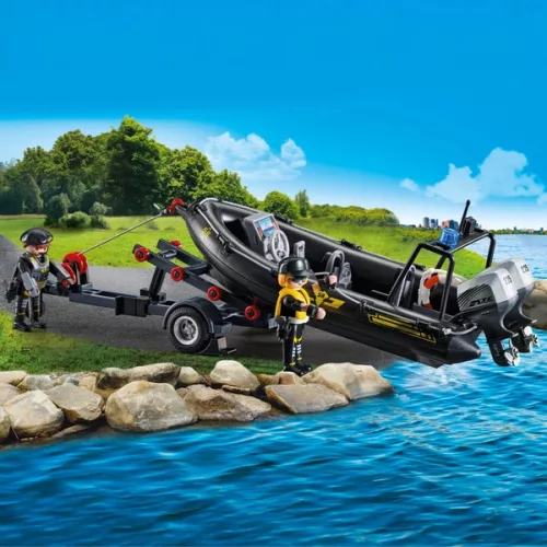 PLAYMOBIL Action Heroes 71978 SWAT csapat víz alatti motorra, 3–5 év