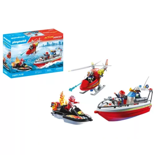 PLAYMOBIL Action Heroes 71977 Tűzoltóság víz alatti motorral, 3–5 év