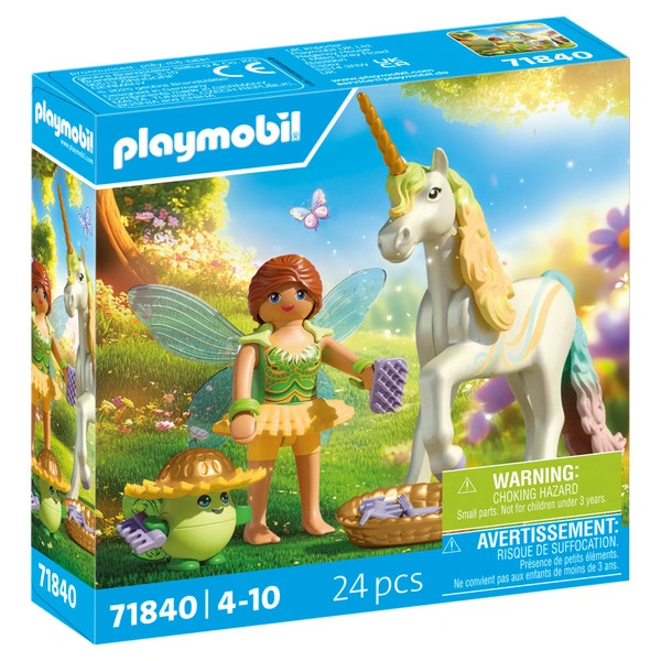 PLAYMOBIL 71840 Gyűjthető Unikornis Szivárványvirág Tündérrel – alternatív kép 1