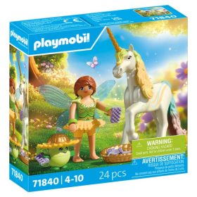   PLAYMOBIL 71840 Gyűjthető Unikornis Szivárványvirág Tündérrel