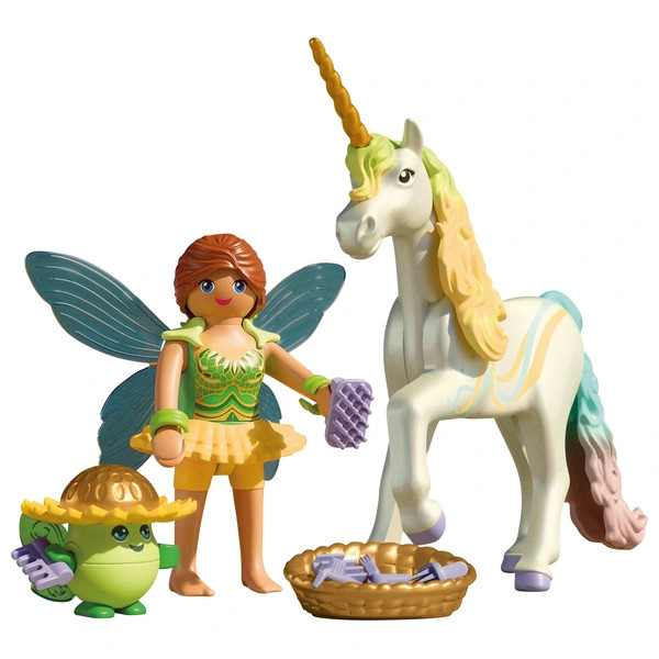 PLAYMOBIL 71840 Gyűjthető Unikornis Szivárványvirág Tündérrel – alternatív kép 2
