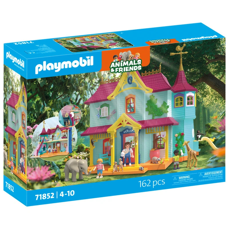 PLAYMOBIL Állatok és barátok 71852 Színes állatos villa – fő nézet