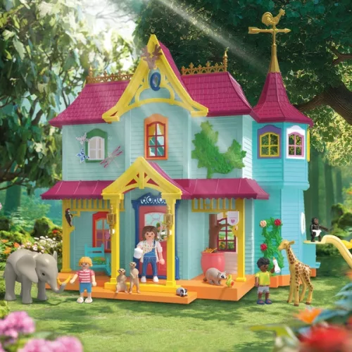 PLAYMOBIL Állatok és barátok 71852 Színes állatos villa