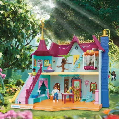 PLAYMOBIL Állatok és barátok 71852 Színes állatos villa