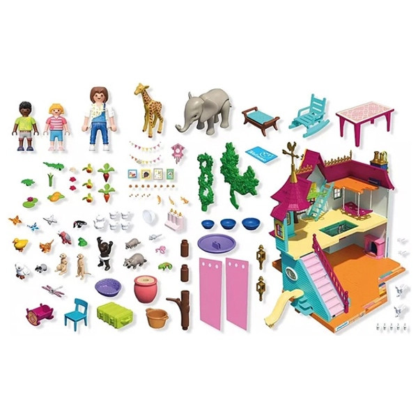 PLAYMOBIL Állatok és barátok 71852 Színes állatos villa – 7. kép
