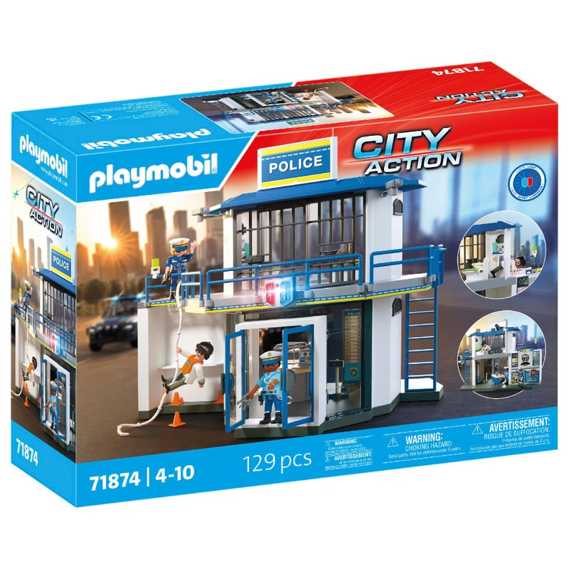 PLAYMOBIL City Action 71874 Rendőrőrs keresőszobával – fő nézet
